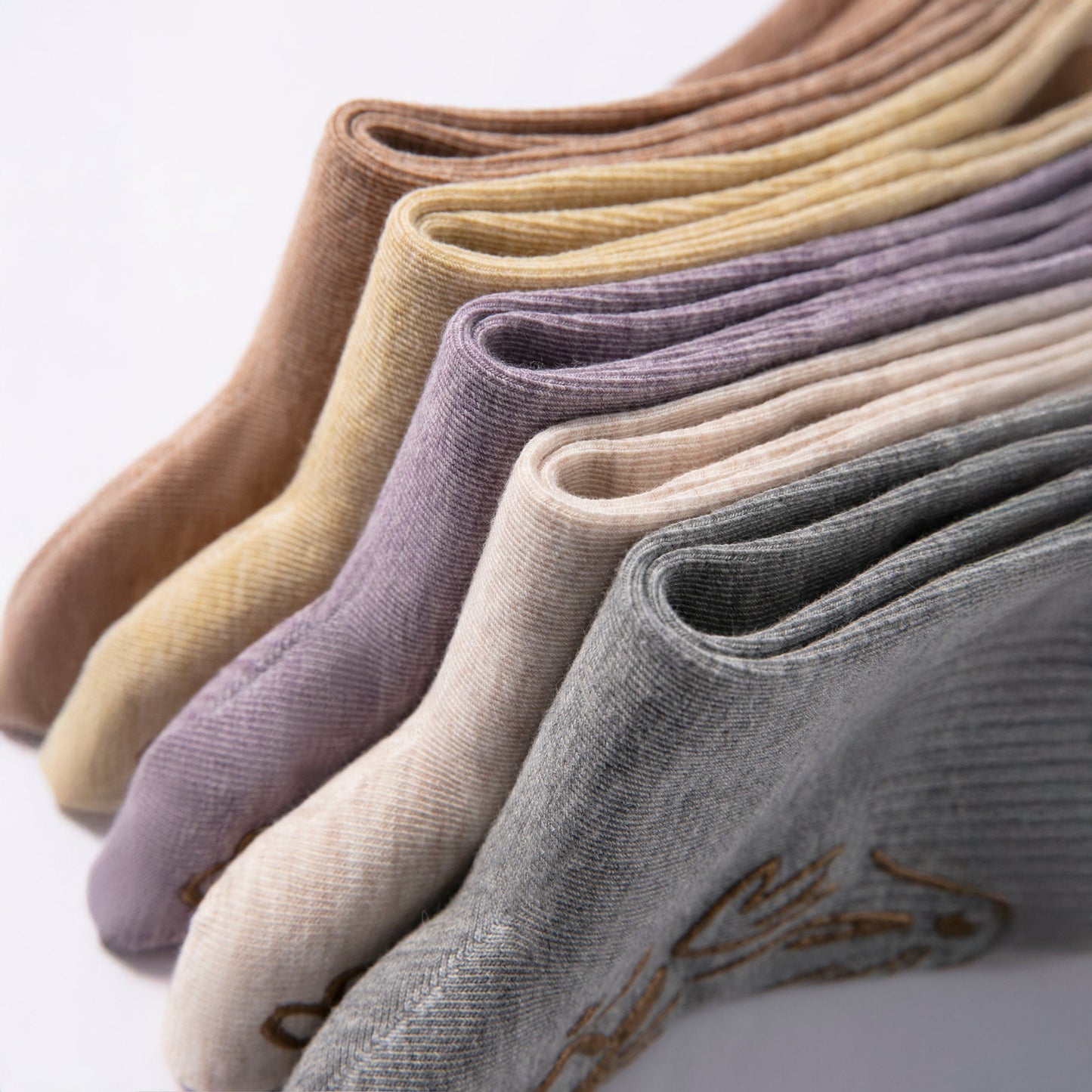 Adult Organic Cotton Non-Slip Socks — Grey Grip Socks, 2 Pairs | Serene Socks